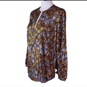 Michael Kors Star Chiffon Blouse MEDIUM